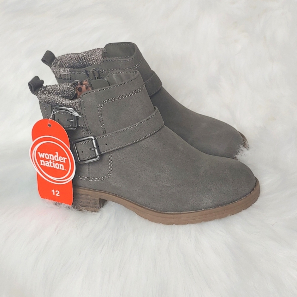Wonder Nation girls sweater knit boot